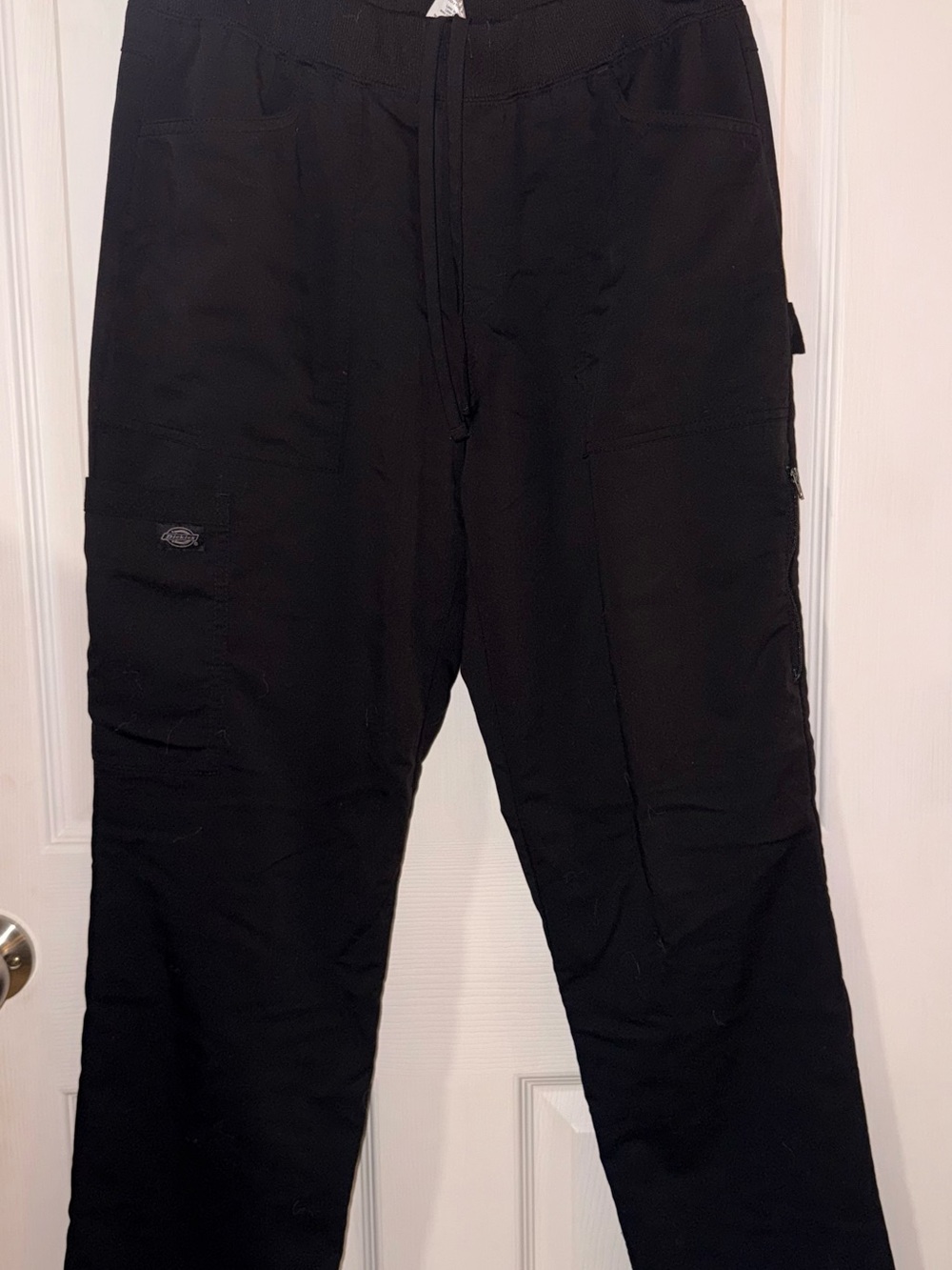 Dickies Black Scrub Pants size Medium